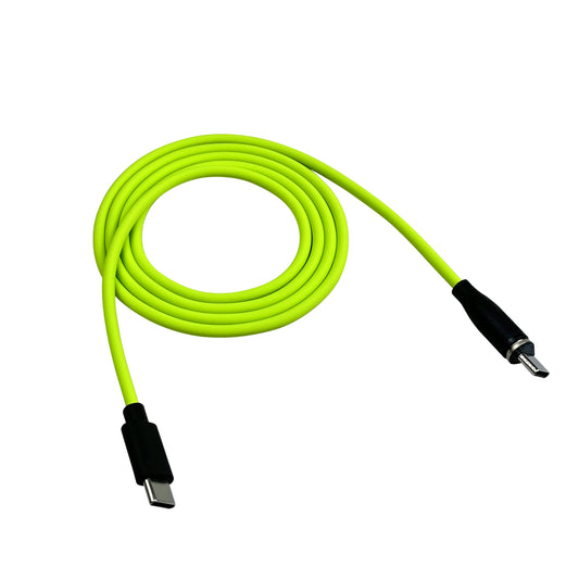 EoZ マグネット式シリコン充電ケーブル USB-C to USB-C 1m